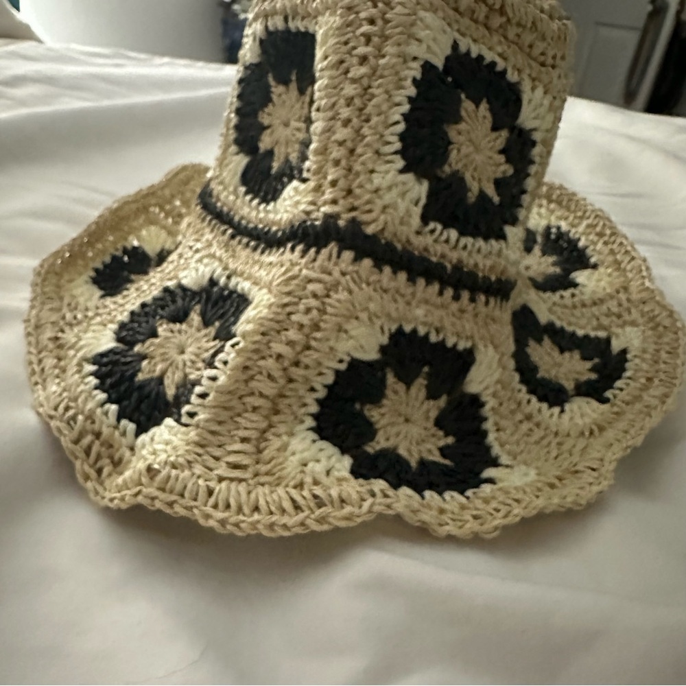 Floral Knit Hat